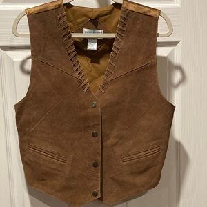 Silvercord Brown Leather Vest